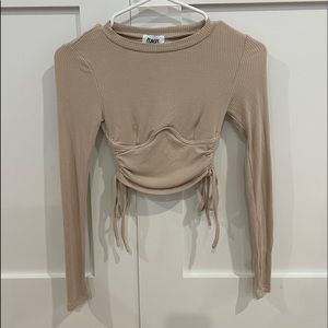 Princess Polly Long-sleeve Crop Top